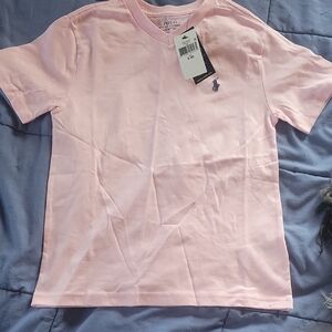 Polo by Ralph Lauren Pink Kids Short Sleeve Tee